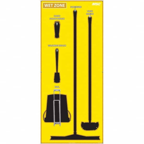 NMC - 30 x 68" Aluminum Shadow Board - Eagle Tool & Supply