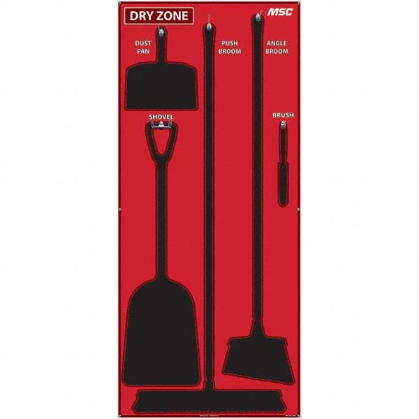 NMC - 30 x 68" Aluminum Shadow Board - Eagle Tool & Supply