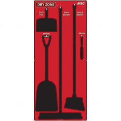 NMC - 30 x 68" Aluminum Shadow Board - Eagle Tool & Supply