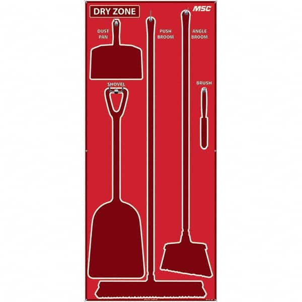 NMC - 30 x 68" Aluminum Composite Panel Shadow Board - Eagle Tool & Supply