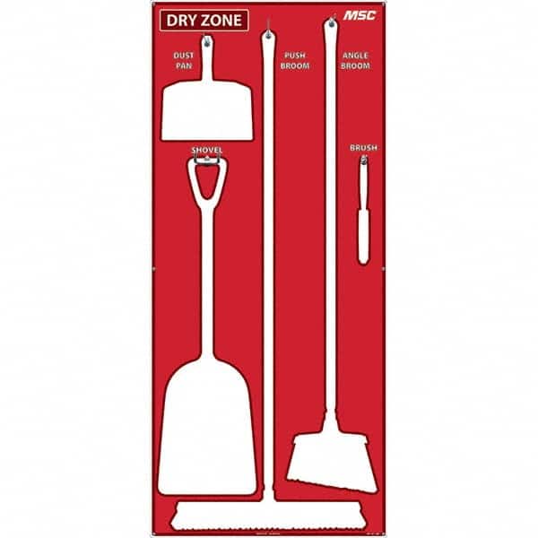 NMC - 30 x 68" Aluminum Shadow Board - Eagle Tool & Supply