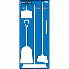 NMC - 30 x 68" Aluminum Shadow Board - Eagle Tool & Supply