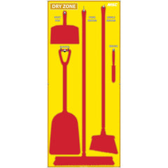 NMC - 30 x 68" Aluminum Shadow Board - Eagle Tool & Supply