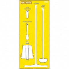 NMC - 30 x 68" Aluminum Shadow Board - Eagle Tool & Supply
