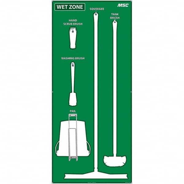 NMC - 30 x 68" Aluminum Shadow Board - Eagle Tool & Supply