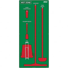 NMC - 30 x 68" Aluminum Composite Panel Shadow Board - Eagle Tool & Supply