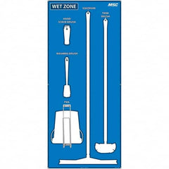 NMC - 30 x 68" Aluminum Shadow Board - Eagle Tool & Supply