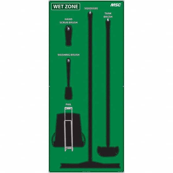 NMC - 30 x 68" Aluminum Shadow Board - Eagle Tool & Supply