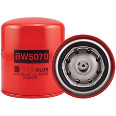 Baldwin Filters - 11/16 Thread 4-3/8" OAL x 3-11/16" OD Automotive Coolant Filter - Eagle Tool & Supply