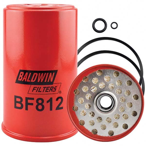 Baldwin Filters - 5-13/32" OAL x 3-15/32" OD Automotive Fuel Filter - Eagle Tool & Supply