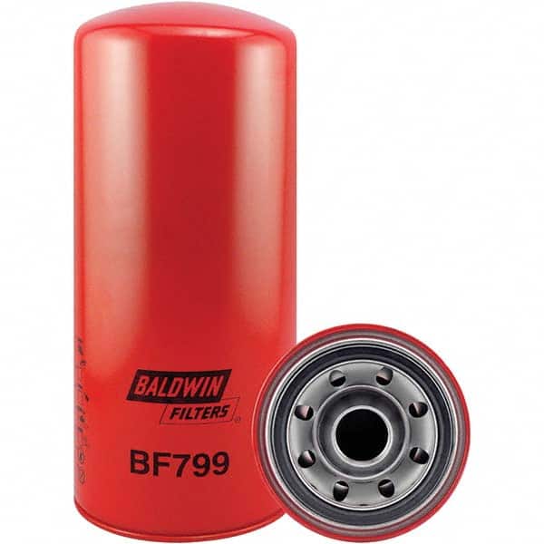 Baldwin Filters - 1-3/8 Thread 12-3/32" OAL x 5-3/8" OD Automotive Fuel Filter - Eagle Tool & Supply