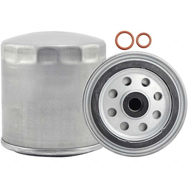 Baldwin Filters - M12 x 1.5 Thread 3-13/16" OAL x 3-3/8" OD Automotive Fuel Filter - Eagle Tool & Supply