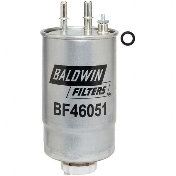 Baldwin Filters - 8-1/16" OAL x 3-1/2" OD Automotive Fuel Filter - Eagle Tool & Supply