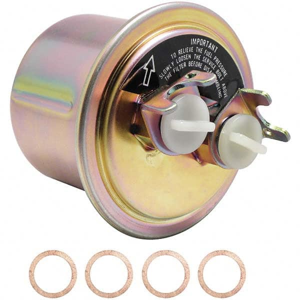Baldwin Filters - 3-7/8" OAL x 3-13/32" OD Automotive Fuel Filter - Eagle Tool & Supply