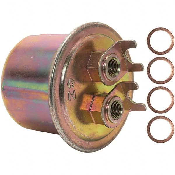 Baldwin Filters - 3-13/16" OAL x 3-13/32" OD Automotive Fuel Filter - Eagle Tool & Supply