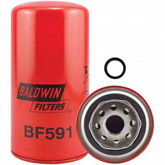 Baldwin Filters - 15/16 Thread 7-3/16" OAL x 3-11/16" OD Automotive Fuel Filter - Eagle Tool & Supply