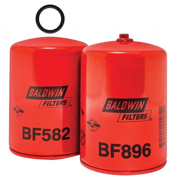 Baldwin Filters - 13/16 Thread 5-21/32" OAL x 3-11/16" OD Automotive Fuel Filter - Eagle Tool & Supply