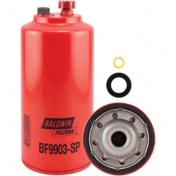 Baldwin Filters - 1 Thread 9-7/32" OAL x 4-1/4" OD Automotive Fuel/Water Separator Element - Eagle Tool & Supply