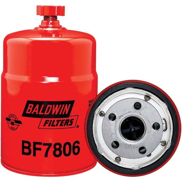 Baldwin Filters - 1 Thread 6-7/32" OAL x 3-11/16" OD Automotive Fuel/Water Separator Element - Eagle Tool & Supply