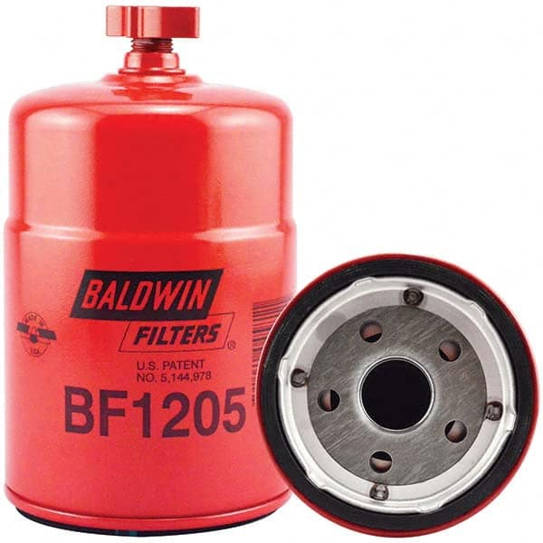 Baldwin Filters - 1 Thread 6-1/16" OAL x 3-11/16" OD Automotive Fuel/Water Separator Element - Eagle Tool & Supply