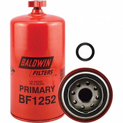 Baldwin Filters - 1 Thread 7-13/32" OAL x 3-11/16" OD Automotive Fuel/Water Separator Element - Eagle Tool & Supply