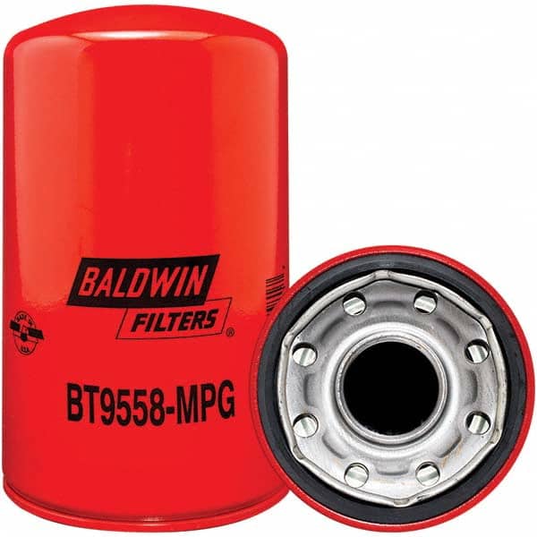 Baldwin Filters - 1-1/4 Thread 8-3/32" OAL x 4-21/32" OD Automotive Hydraulic Filter - Eagle Tool & Supply
