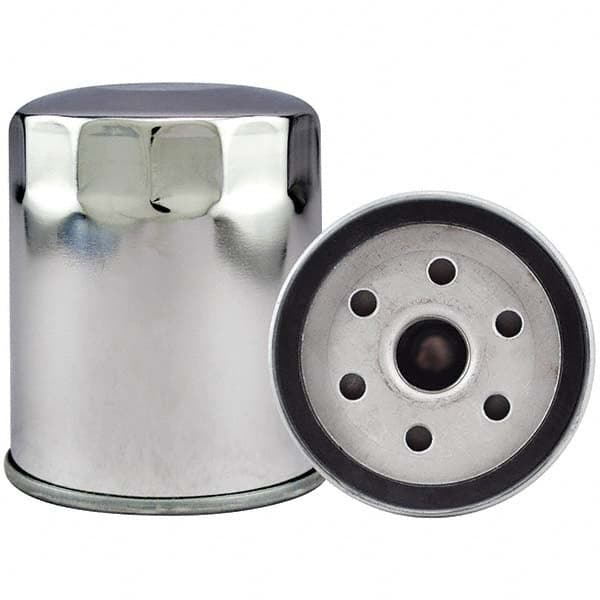 Baldwin Filters - 3/4 Thread 3-21/32" OAL x 3-1/8" OD Automotive Oil Filter - Eagle Tool & Supply