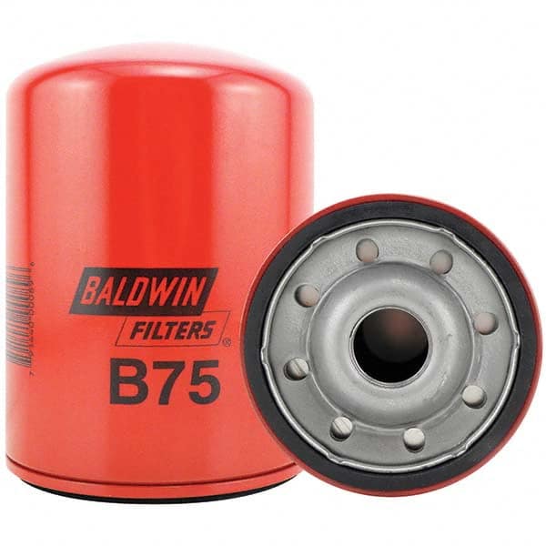 Baldwin Filters - 1-1/8 Thread 5-27/32" OAL x 4-1/4" OD Automotive Oil Filter - Eagle Tool & Supply
