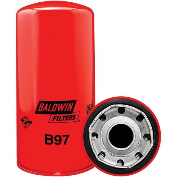 Baldwin Filters - 1-1/2 Thread 9-29/32" OAL x 4-21/32" OD Automotive Oil Filter - Eagle Tool & Supply