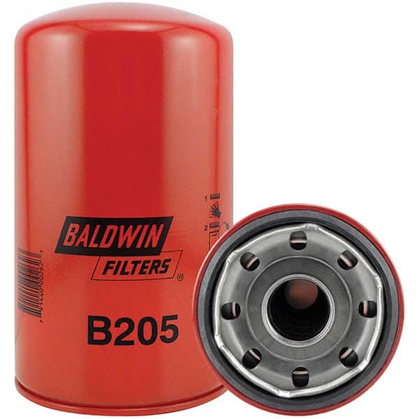 Baldwin Filters - 1-1/2 Thread 8-3/32" OAL x 4-21/32" OD Automotive Oil Filter - Eagle Tool & Supply