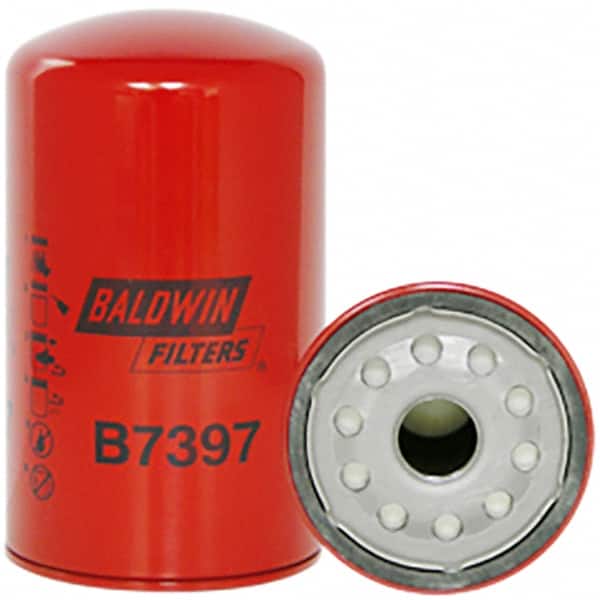 Baldwin Filters - 1-1/8 Thread 7-3/8" OAL x 4-1/4" OD Automotive Oil Filter - Eagle Tool & Supply