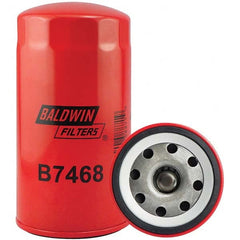 Baldwin Filters - 1-1/8 Thread 8-11/32" OAL x 4-3/8" OD Automotive Oil Filter - Eagle Tool & Supply