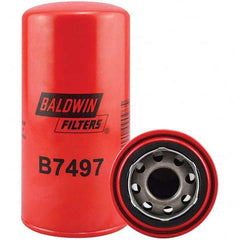 Baldwin Filters - 1-1/8 Thread 7-1/8" OAL x 3-5/8" OD Automotive Oil Filter - Eagle Tool & Supply