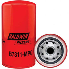 Baldwin Filters - 3/4 Thread 7-1/8" OAL x 3-11/16" OD Automotive Oil Filter - Eagle Tool & Supply