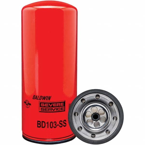 Baldwin Filters - 2-1/4 Thread 11-13/32" OAL x 4-21/32" OD Automotive Oil Filter - Eagle Tool & Supply