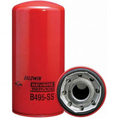 Baldwin Filters - 1-5/8 Thread 9-15/16" OAL x 4-21/32" OD Automotive Oil Filter - Eagle Tool & Supply