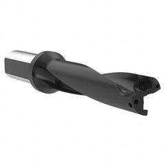 Allied Machine and Engineering - 98mm Max Drill Depth, 4xD, 24.5mm Diam, Indexable Insert Drill - Eagle Tool & Supply