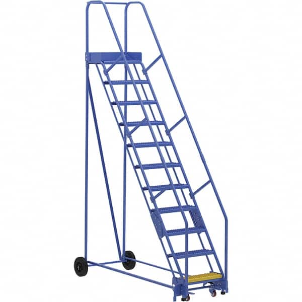 Vestil - 140" High 350 Lb Capacity 11 Step Ladder - Eagle Tool & Supply