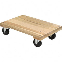 Vestil - 1,200 Lb Capacity Hardwood Dolly - 24" Long x 16" Wide - Eagle Tool & Supply
