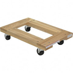 Vestil - 900 Lb Capacity Hardwood Dolly - 24" Long x 16" Wide - Eagle Tool & Supply