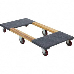 Vestil - 1,200 Lb Capacity Hardwood/Carpet Dolly - 48" Long x 24" Wide - Eagle Tool & Supply
