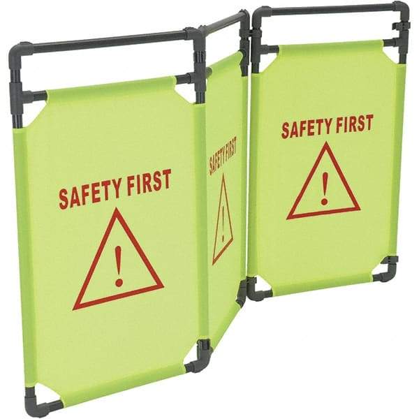 Vestil - Railing Barriers Type: Fabric Banner Length (Inch): 69 - Eagle Tool & Supply