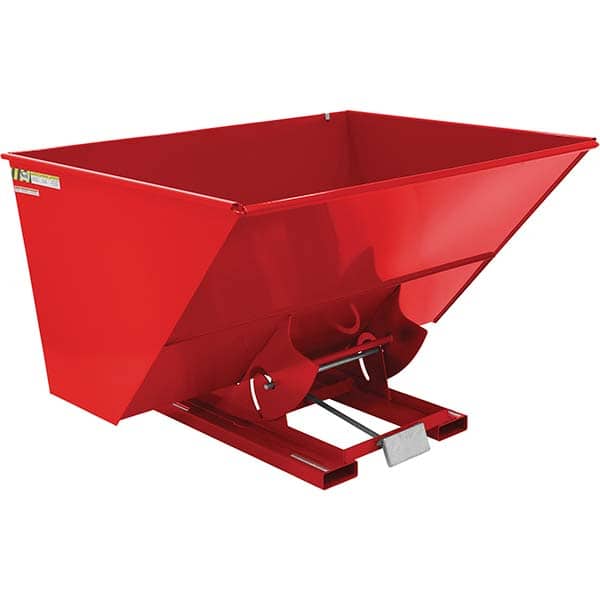 Vestil - Hoppers & Basket Trucks Additional Information: Complies w/OSHA General Industry Rule 29 CFR 1910.178(m)(5)(iii) - allows operator to remain at controls of truck throughout the dumping process - Eagle Tool & Supply