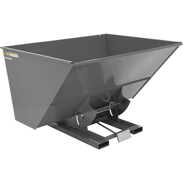 Vestil - Hoppers & Basket Trucks Additional Information: Complies w/OSHA General Industry Rule 29 CFR 1910.178(m)(5)(iii) - allows operator to remain at controls of truck throughout the dumping process - Eagle Tool & Supply