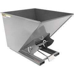 Vestil - Hoppers & Basket Trucks Additional Information: Complies w/OSHA General Industry Rule 29 CFR 1910.178(m)(5)(iii) - allows operator to remain at controls of truck throughout the dumping process - Eagle Tool & Supply