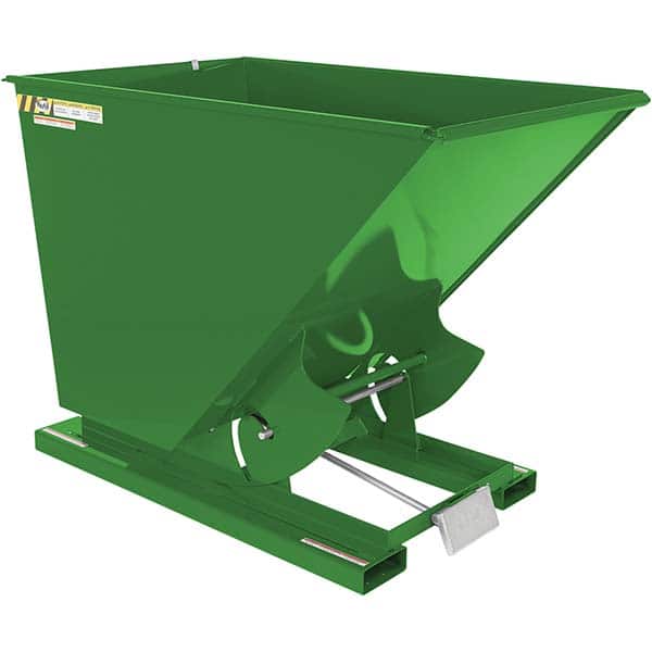 Vestil - Hoppers & Basket Trucks Additional Information: Complies w/OSHA General Industry Rule 29 CFR 1910.178(m)(5)(iii) - allows operator to remain at controls of truck throughout the dumping process - Eagle Tool & Supply