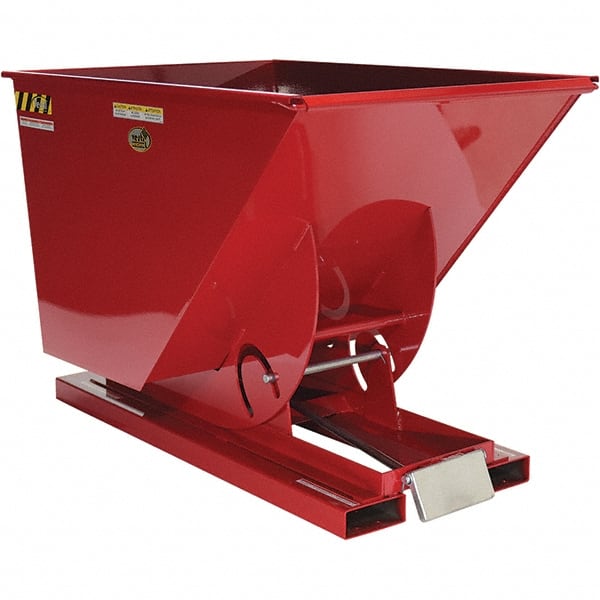 Vestil - Hoppers & Basket Trucks Additional Information: Complies w/OSHA General Industry Rule 29 CFR 1910.178(m)(5)(iii) - allows operator to remain at controls of truck throughout the dumping process - Eagle Tool & Supply