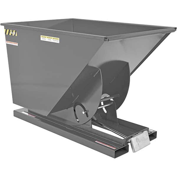 Vestil - Hoppers & Basket Trucks Additional Information: Complies w/OSHA General Industry Rule 29 CFR 1910.178(m)(5)(iii) - allows operator to remain at controls of truck throughout the dumping process - Eagle Tool & Supply
