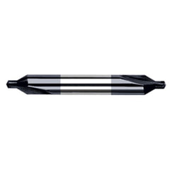 ‎#4 × 2-1/2″ OAL 60 Degree Carbide Combined Drill and Countersink AlTiN - Exact Industrial Supply