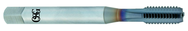 M8 x 1.25 Dia. - D5 - 4 FL - VC10 - TiCN - Bottoming Straight Flute Tap - Eagle Tool & Supply